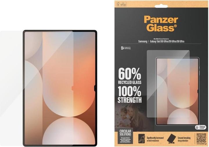 PanzerGlass Ultra-Wide Fit (1 Piece, Galaxy Tab S10 Ultra, Galaxy Tab S8 Ultra, Galaxy Tab S9 Ultra)