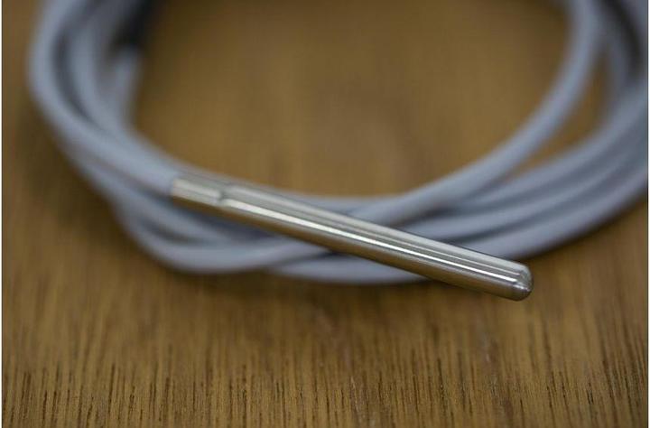 Image du produit Rs Pro Pt1000 Sonde à résistance acier inoxydable Ø 5mm x 50mm, -20°C  +100°C, câble de 1,5m