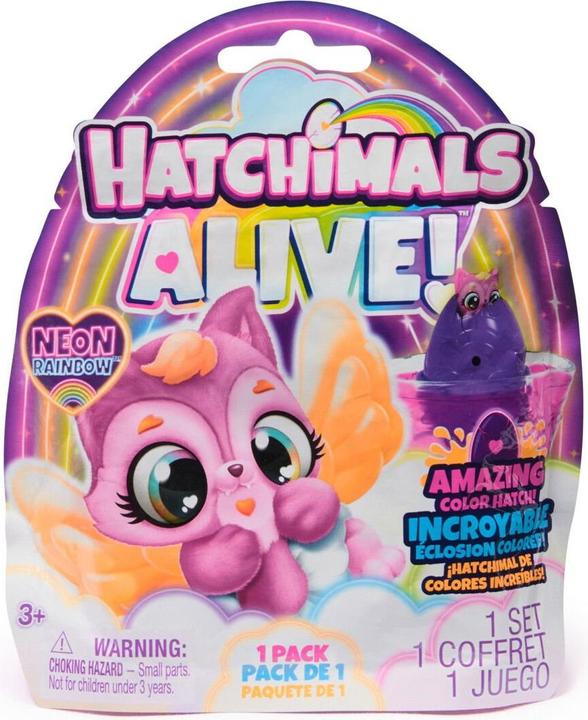 Produktbild Hatchimals Alive Neon Rainbow