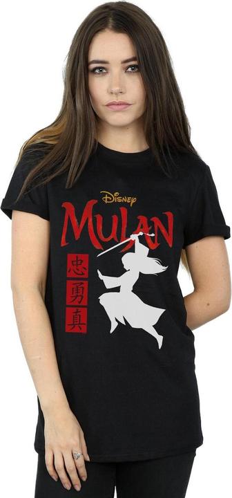 Immagine prodotto Disney Mulan Movie Warrior Silhouette Maglietta Ampia Donna (L)