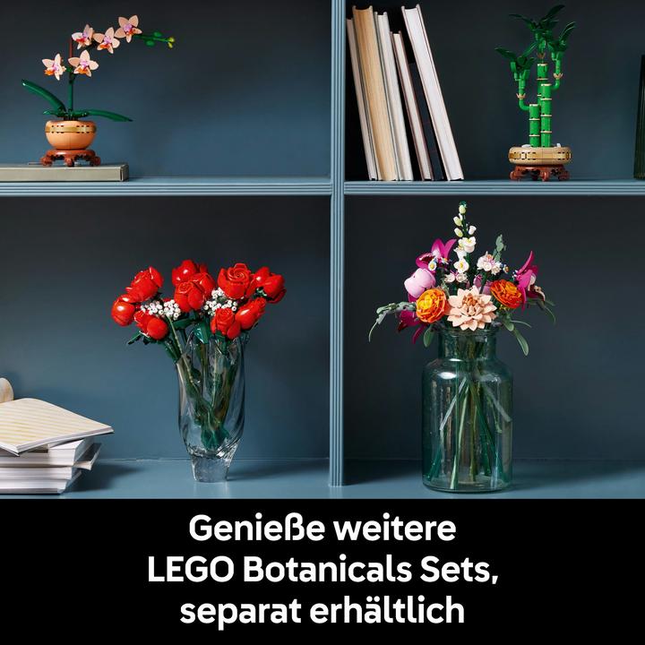 Actual product image LEGO Schöner Rosafarbener Blumenstrauss (10342, LEGO Icons, LEGO Botanical)