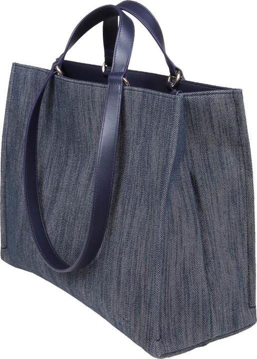 Produktbild Salvatore Ferragamo Ferragamo tote bag (m) in denim with logo