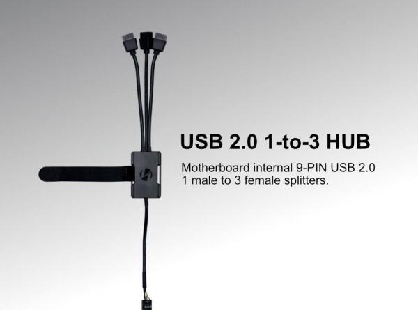 Produktbild Lian-Li PW-U2HB USB Converter 1 USB to 3 USB