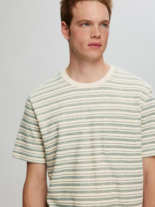 Image du produit Selected Homme Slhsune Stripe Pocket Ss O-Neck Tee (L)