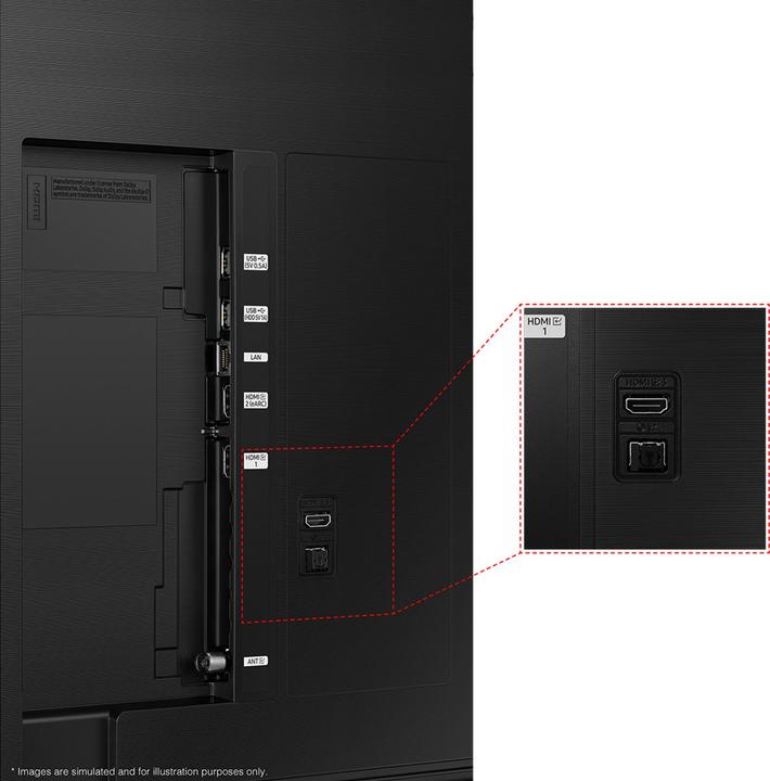 Actual product image Samsung UE50DU8070UXZT Crystal UHD 4K 50 TV (50", LED, 4K)