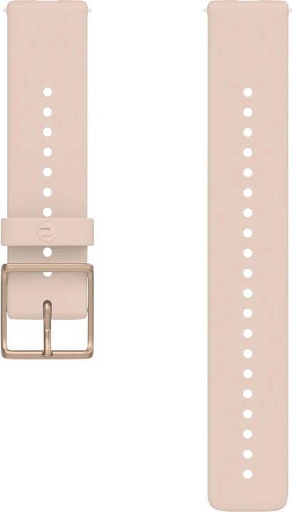 Actual product image Polar Silicone bracelet 20 mm S-L pink rose gold (21 mm, Caoutchouc)