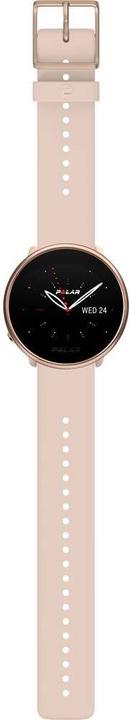 Actual product image Polar Silicone bracelet 20 mm S-L pink rose gold (21 mm, Caoutchouc)
