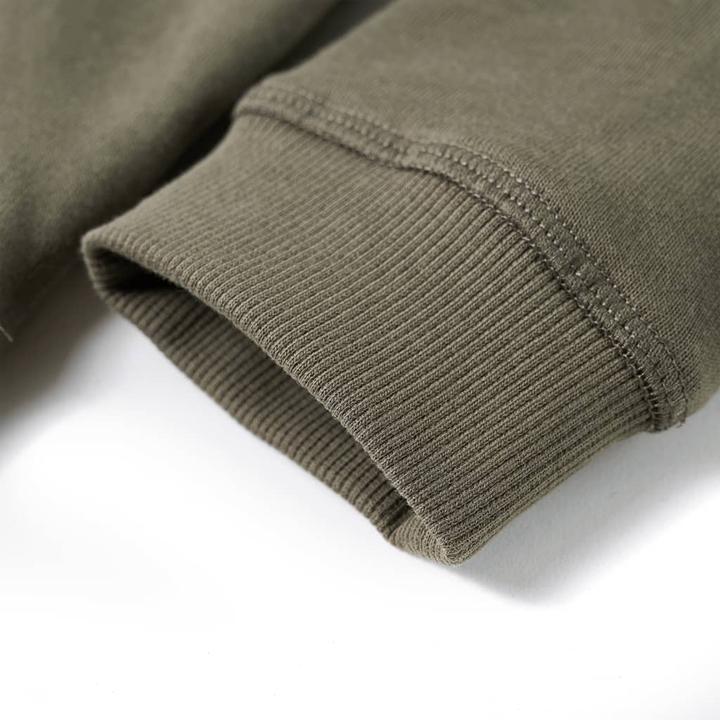 Immagine prodotto VidaXL Maglia con cappuccio da bambino kaki 140,Materiale: 92% cotone. 8 (140)