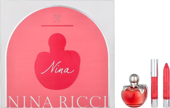Actual product image Nina Ricci Set Eau de Toilette 50 / Lipstick (Eau de toilette, 52.50 ml)