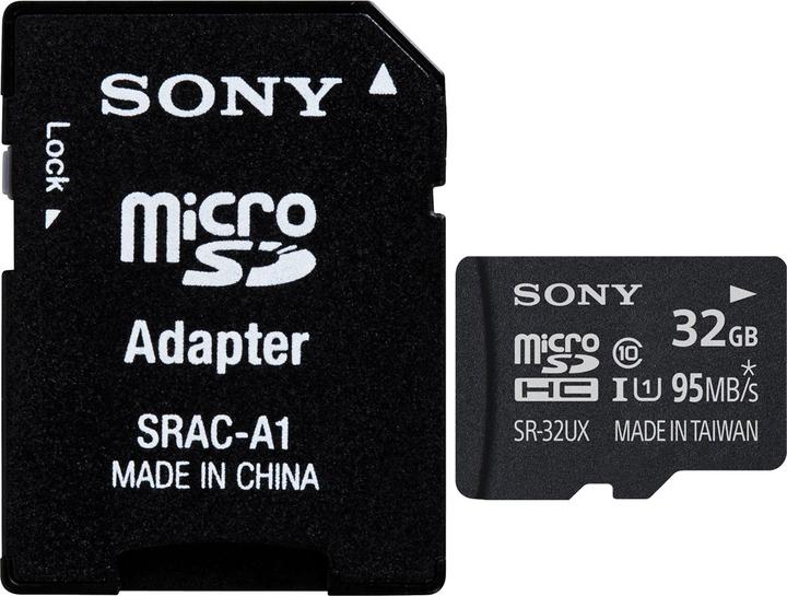 Productafbeelding Sony microSDHC-kaart 32 GB,, UHS-I U1 (32 GB, microSDHC, U1, UHS-I)