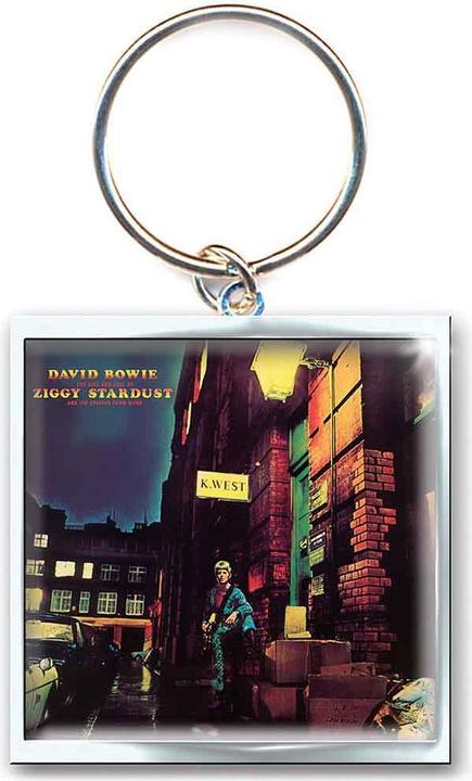 Actual product image David Bowie Ziggy Stardust Schlüsselanhänger