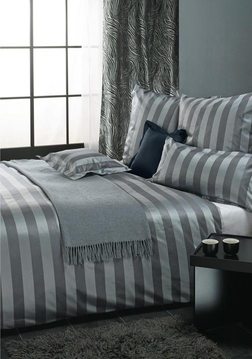 Immagine prodotto Curt Bauer Biancheria da letto damascata Como grigio acciaio (Copripiumino, 135x200 cm)