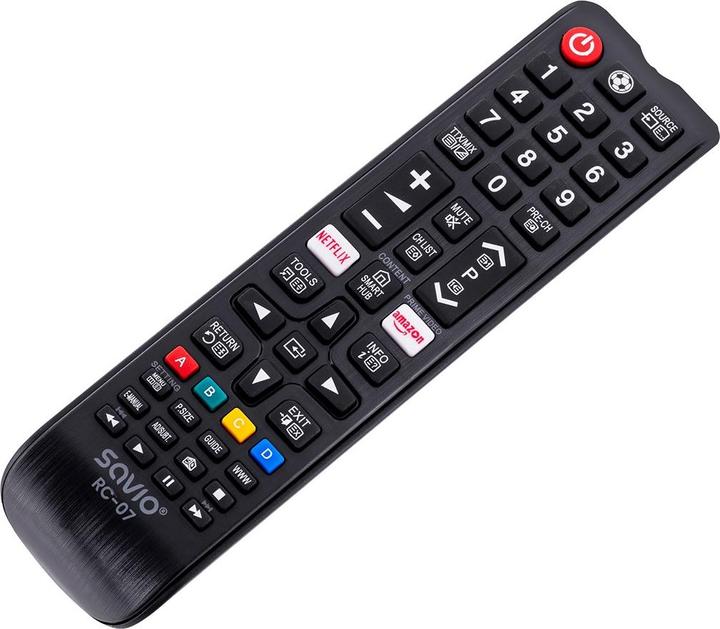 Savio RC-07 Télécommande IR Boutons-poussoirs TV sans fil (Télécommande universelle, Miracast)