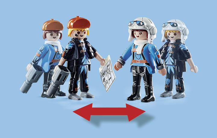 Actual product image Playmobil 70832 Air Stuntshow Jet Jet "Eagle" (70832, Playmobil stunt show)