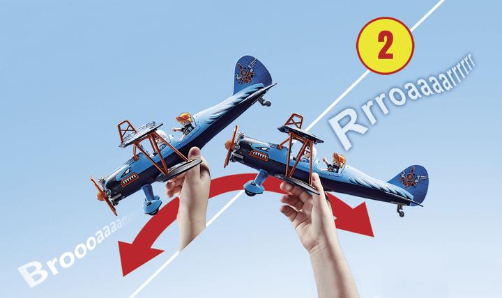 Actual product image Playmobil 70832 Air Stuntshow Jet Jet "Eagle" (70832, Playmobil stunt show)
