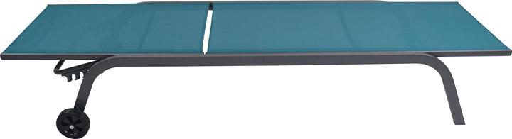 Produktbild VCM Sonnenliege Liegestuhl Rollen Sonlas (190 cm)