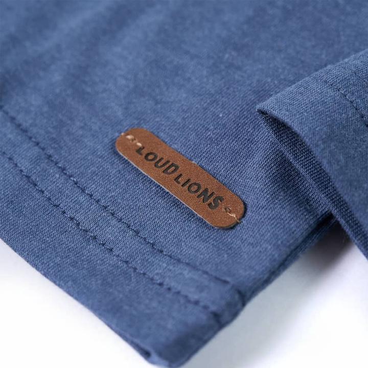 Image du produit VidaXL T-shirt manches longues enfant Bleu Mélange 92,Matière : 60 (92)