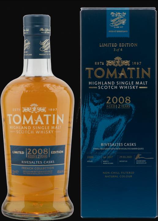 Immagine prodotto Tomatin Single Malt Riversaltes Casks Collezione Francese (Single Malt, Whisky scozzese)