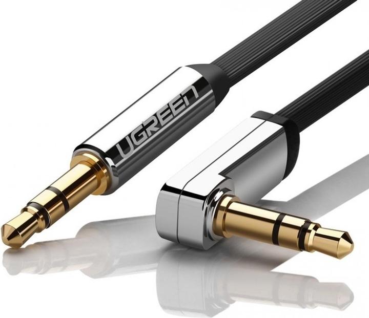 Immagine prodotto Ugreen Cuffie AUX audio a banda piatta angolate (3 m, Connettore da 3,5 mm (AUX))