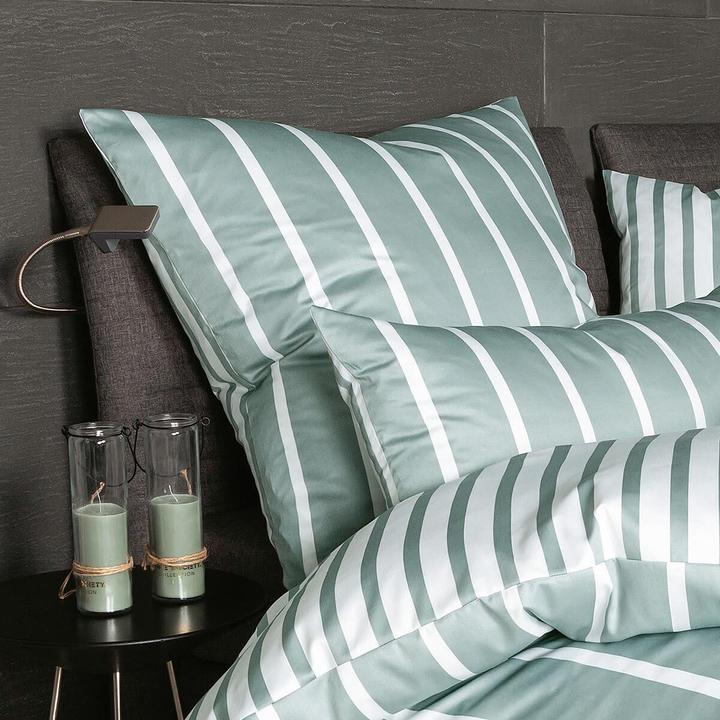 Image du produit Janine Mako-Satin Bettwäsche modern classic (Taie d'oreiller, 40 x 80 cm)