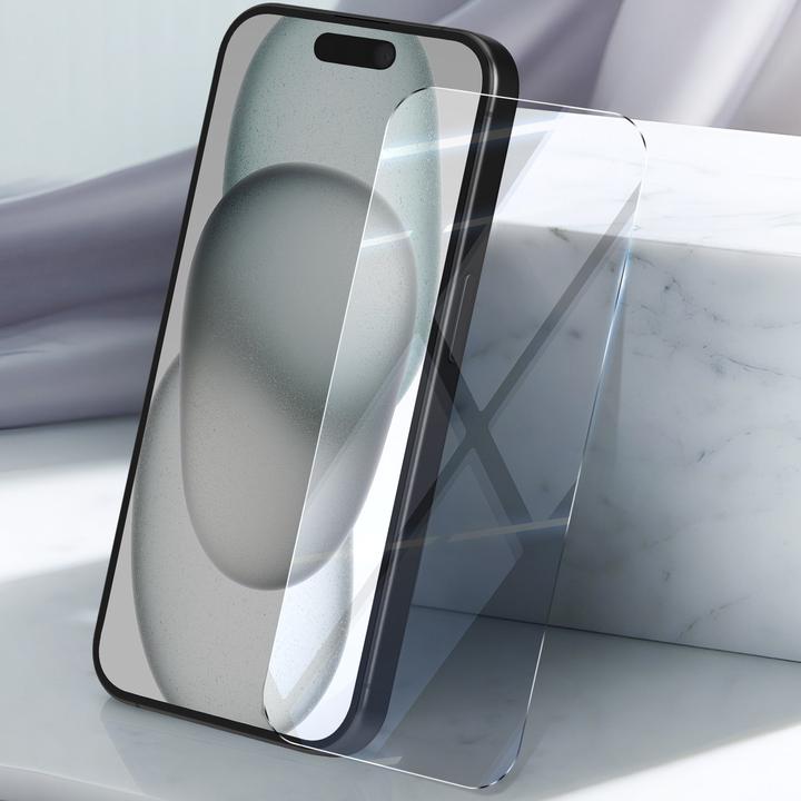 Image du produit Mayaxess Film pour écran CrystalGuard (1 pièce(s), Apple iPhone 15)