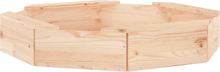 Produktbild VidaXL Sandkasten mit Sitzen Achteck Massivholz Kiefer,Material
