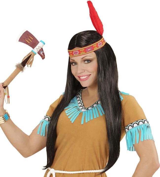 Produktbild Widmann INDIANERPERÜCKE MIT HAARBAND UND FEDER in Polybag