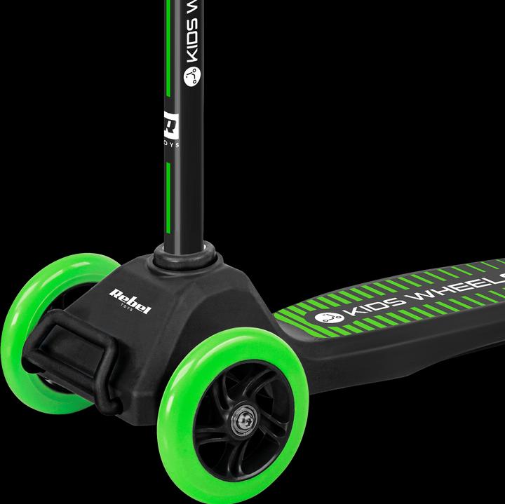 Actual product image Rebel Three-wheel scooter KIDS WHEELS Green