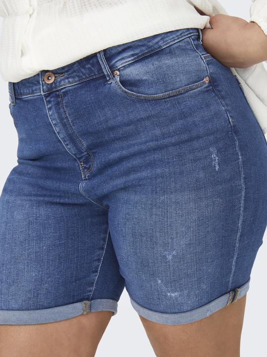 Actual product image Only Curvy CARLaola Reg destroyed denim shorts Denim shorts (44)