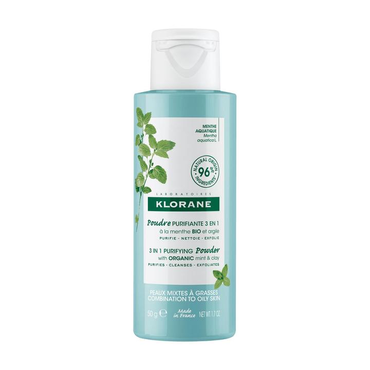 Produktbild Klorane 3-in-1 Reinigungspuder mit BIO-Wasserminze (Puder, 50 ml)