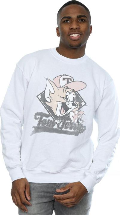Actual product image Tom & Jerry Mens Baseball Caps Sweatshirt (L)