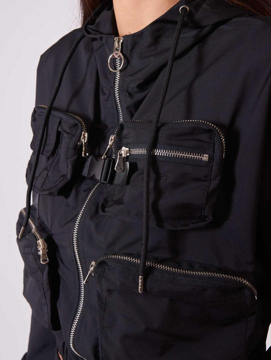 Actual product image Project X Paris hooded jacket with reief pockets for (L)