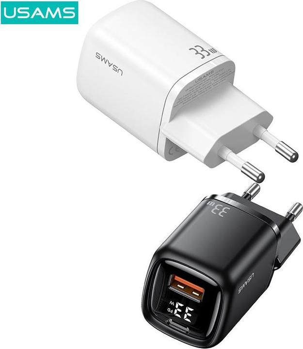 Produktbild Usams 33W QC + PD Digital Display Fast Charger (33 W)