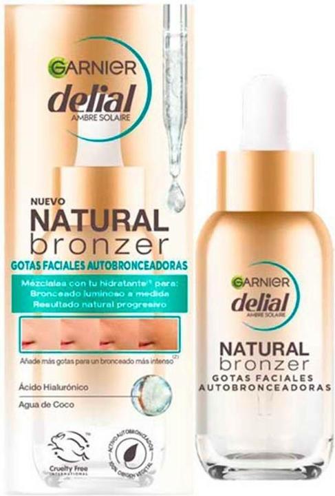 Garnier Natural Bronzer Self-Tanning Facial Drops 30ml (Selbstbräunungsserum, 30 ml)