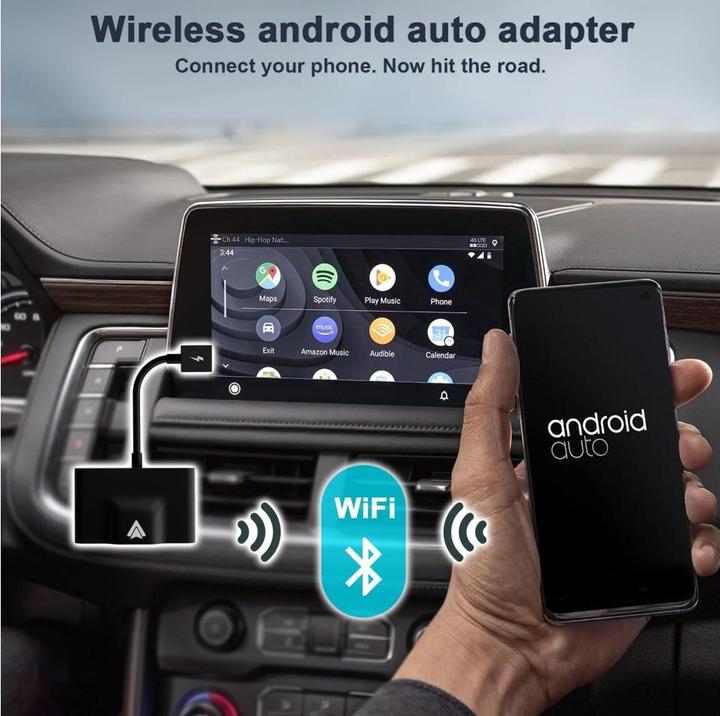 Produktbild PowerGuard Android Auto Wireless Adapter für Android Smartphones & Cars