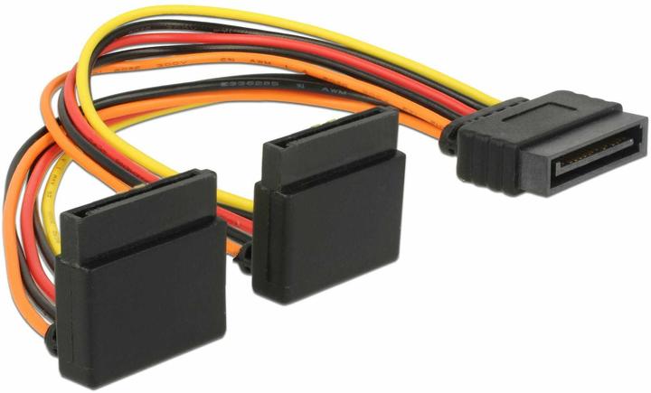 Immagine prodotto Delock Adattatore di alimentazione da SATA a 2x SATA, angolato a 90