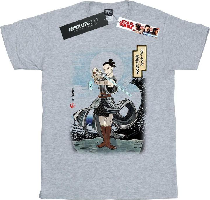 Immagine prodotto Star Wars The Last Jedi Japanese Rey Maglietta Ampia Donna (XXL)