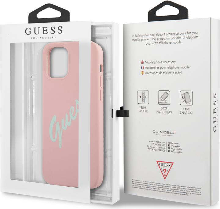 Actual product image Guess Hard Cover Silicone Vintage (Apple iPhone 12)