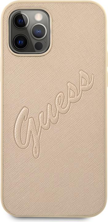 Produktbild Guess Hard Cover Saffiano Vintage Scrip (Apple iPhone 12 Pro Max)