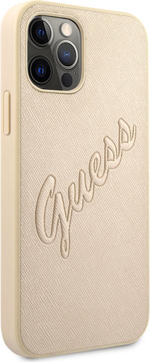 Produktbild Guess Hard Cover Saffiano Vintage Scrip (Apple iPhone 12 Pro Max)