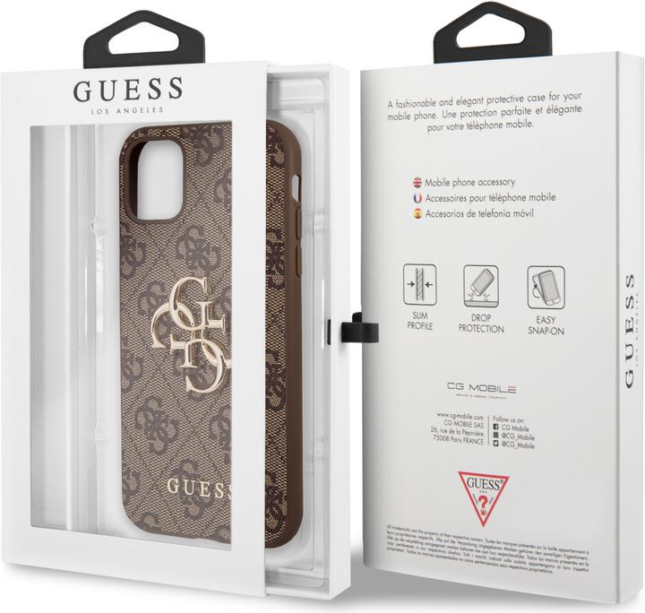 Immagine prodotto Guess Copertina rigida 4G Grande logo in metallo (Apple iPhone 11)