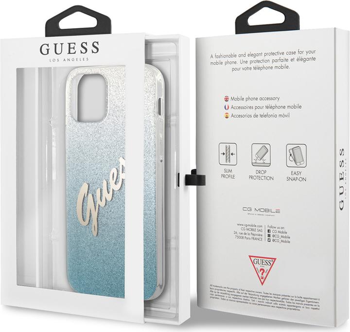 Actual product image Guess Hard Cover Vintage Glitter Gradient (Apple iPhone 12 mini)