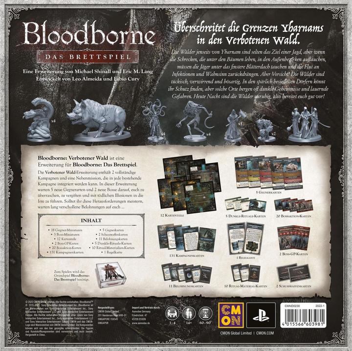 Produktbild Cmon Bloodborne: Das Brettspiel - Verbotener Wald, für 1-4 Spieler, ab 14 Jahren (DE-Erweiterung) (Deutsch)
