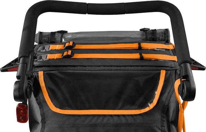 Produktbild Qeridoo Kinderfahrradanhänger Kidgoo 2 FIDLOCK Edition orange