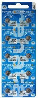 Immagine prodotto Renata 397 / SR726SW - 10 pile a bottone (10 pz., V397, 32 mAh)