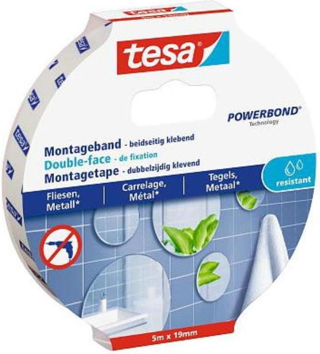 Productafbeelding tesa Montagetape voor tegels en metaal (19 mm)