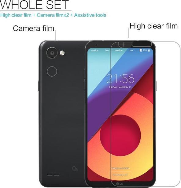 Actual product image Nillkin Super Clear Series (1 Piece, LG Q6+, LG Q6)
