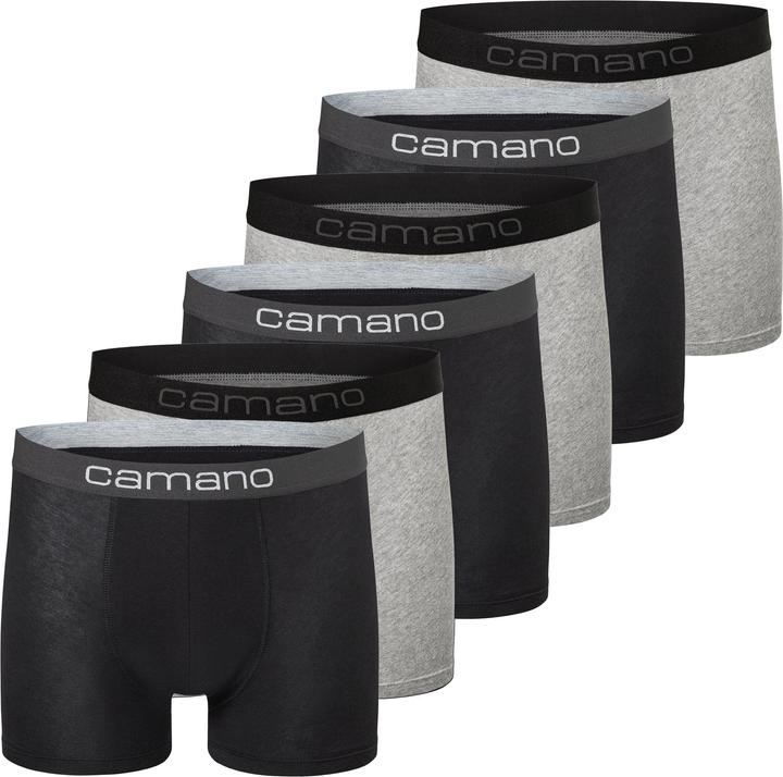 Camano Men comfort BCI cotton Boxershorts 6p in Box