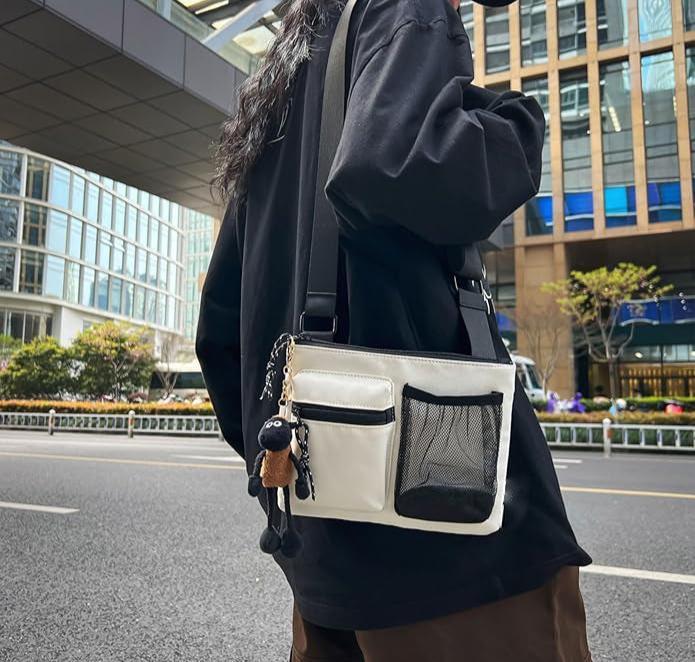 Immagine prodotto Only-Bags.Store Borsa a tracolla semplice e casual di tendenza, leggera per gli spostamenti quotidiani verso il