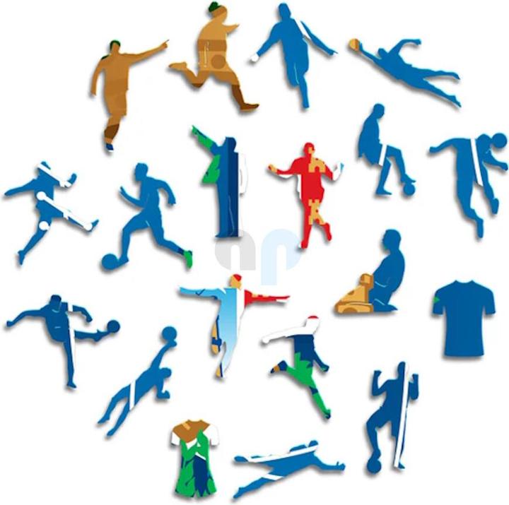 Produktbild Iconic FC Porto - Logo - Holz Puzzle Grösse L (500 Teile) (500 Teile)